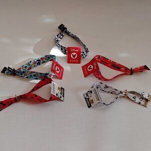 Lot of Disney Groovez Fabric Wrist Bands NWT Lof of 5